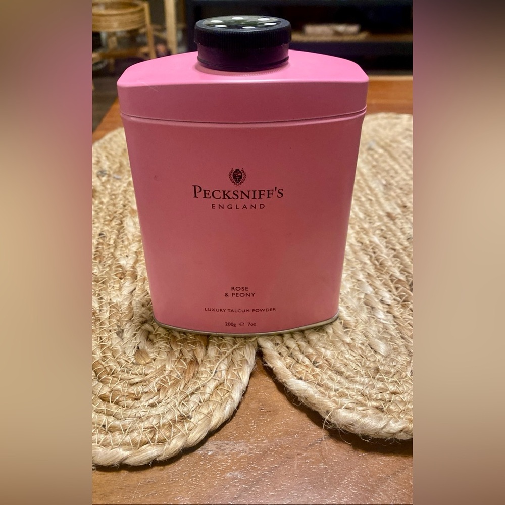Rose & Peony Luxury Talcum Powder - Pink